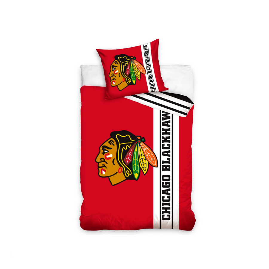 NHL CHICAGO BLACKHAWKS RED POSTEĽNÉ OBLIEČKY 